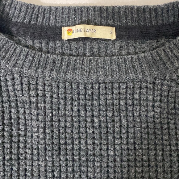 Marine Layer Delaney Pullover In Gray women’s size small - Picture 7 of 8